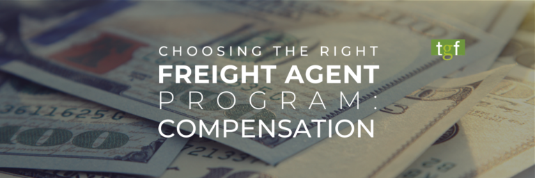 Freight agent program compensation