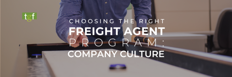 freight agent program culture