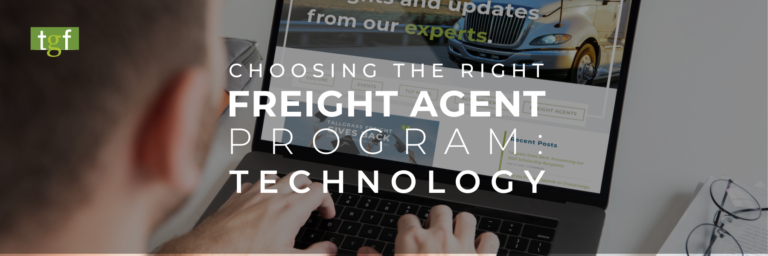Freight Agent Program Technology