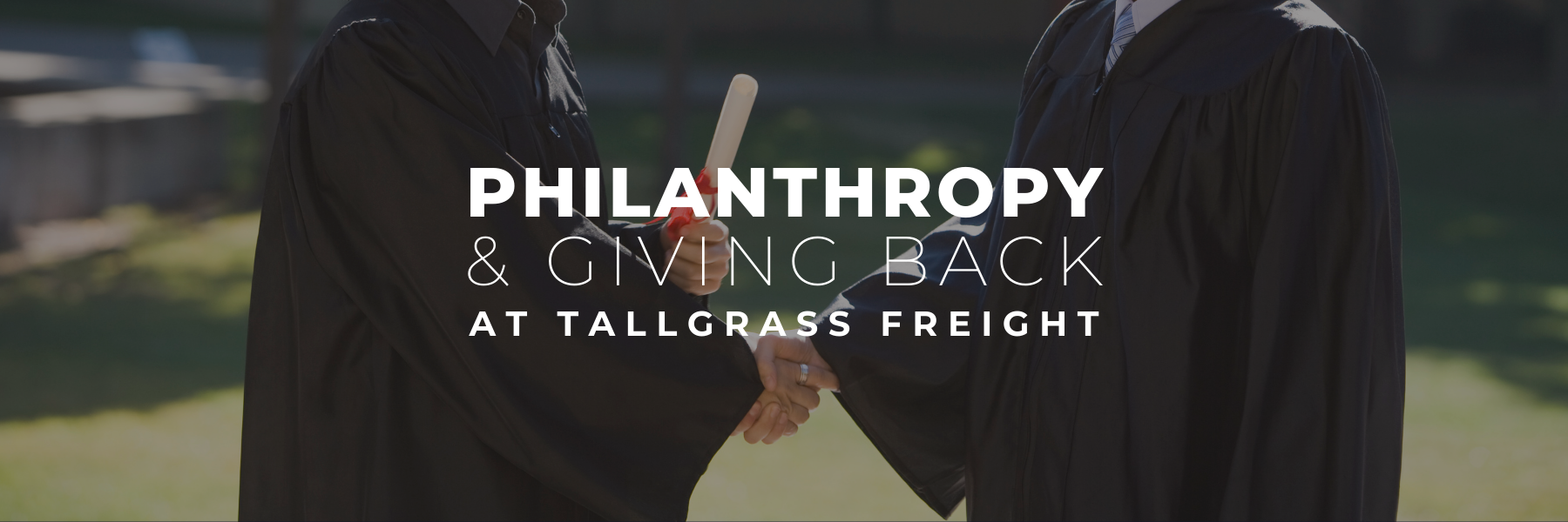 You are currently viewing Philanthropy and Giving Back at Tallgrass Freight Co.