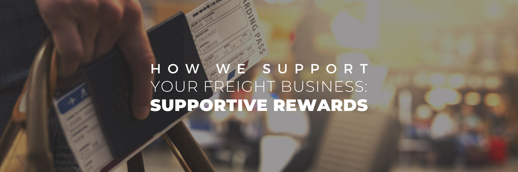 You are currently viewing How we Support Your Freight Business: Supportive Rewards