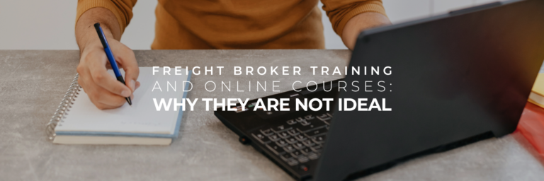 Freight broker training online courses