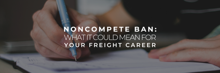 Noncompete ban freight broker