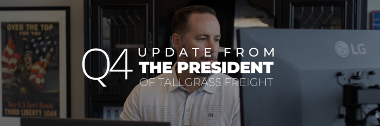 Tallgrass Freight: Q4 Update from the President